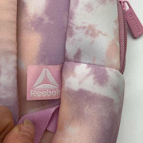 Reebok Pink Purple White Tie Dye Backpack MCB6727R - Picture 10 of 13
